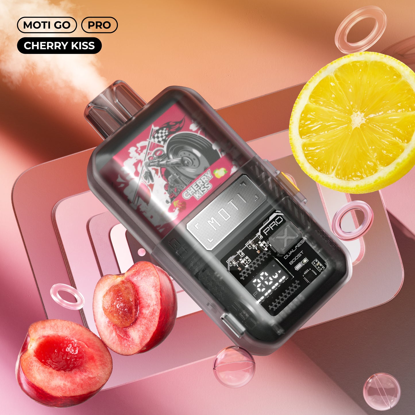 MOTI GO PRO KIT - Cherry Kiss 12,000 Puff