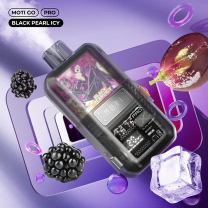 MOTI GO PRO KIT - Pearl Icy (Blackberry Grape) 12,000 Puff