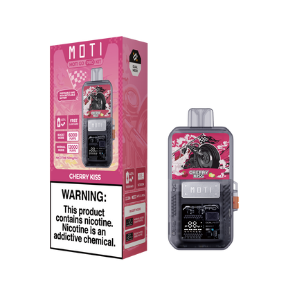 MOTI GO PRO KIT - Cherry Kiss 12,000 Puff
