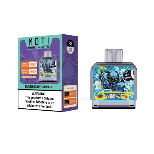 MOTI GO PRO POD - Blueberry Ribbon 12,000 Puff