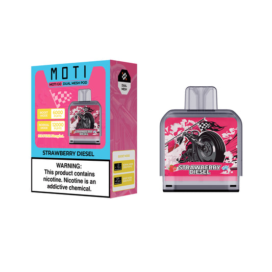 MOTI GO PRO POD - Strawberry Diesel 12,000 Puff