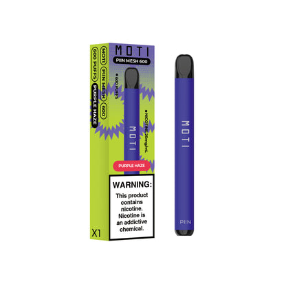 MOTI PIIN 600 M - Purple Haze 600 Puff