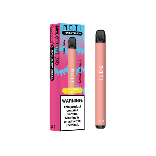 MOTI PIIN 600 M - Strawberry Diesel 600 Puff