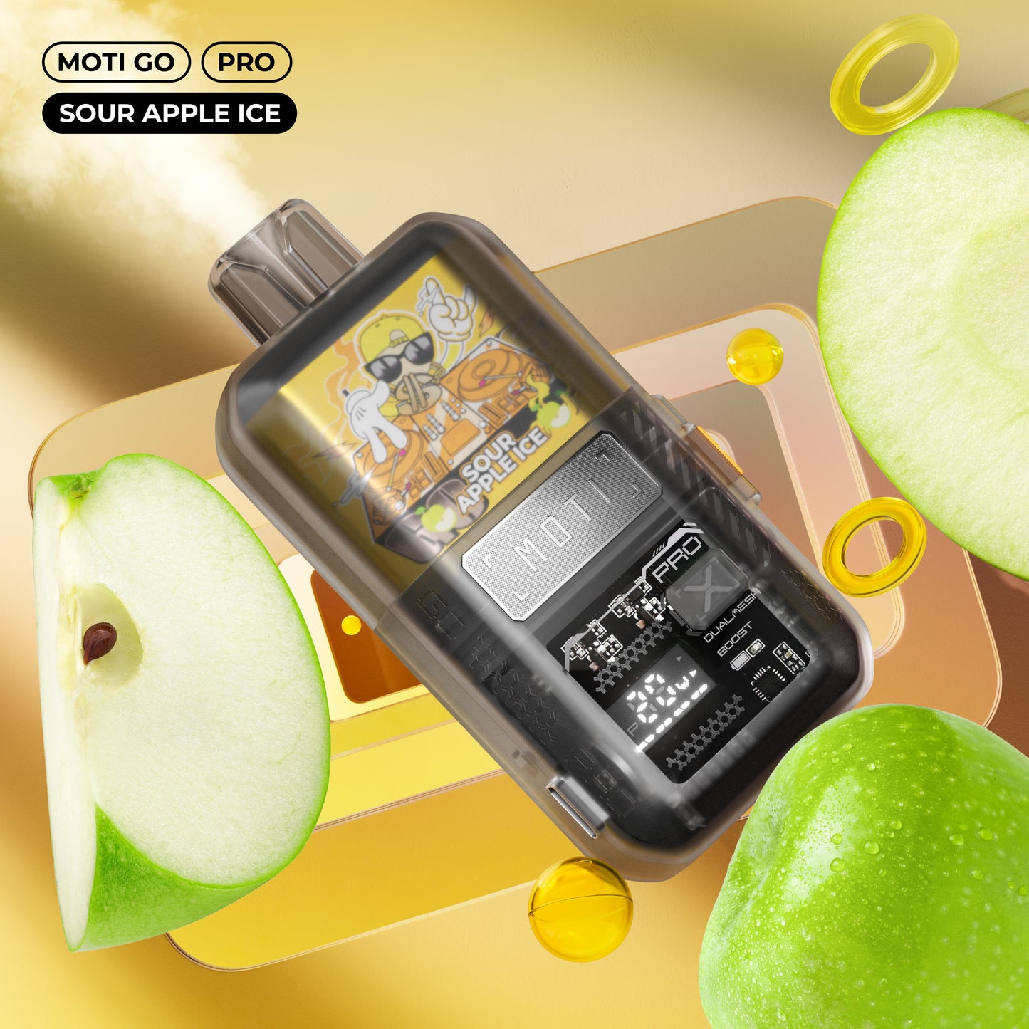 MOTI GO PRO KIT - Sour Apple Ice 12,000 Puff